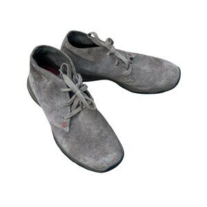 Eddie Bauer Men's Departure Brown Suede Chukka Lace Up Boots Side 11